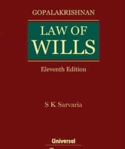 Lexis Nexis's Law of Wills by Gopalakrishnan - 11th Edition December 2021