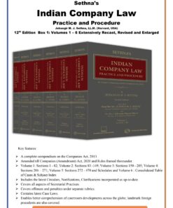 Thomson's Indian Company Law by Jehangir M. J. Sethna - 12th Edition 2021