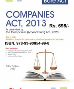 Bharat's Companies Act, 2013 (Pocket Size) - 35th Edition January 2022