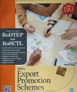 BDP’s Export Promotion Schemes (2021-22) by Anand Garg - 1st Edition 2021