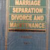 Kamal's Marriage, Separation, Divorce and Maintenance by Mookerjee - 6th Edition 2021