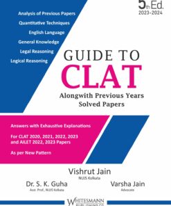 Whitesmann's Guide to CLAT in New Pattern by Vishrut Jain - 5th Edition 2023