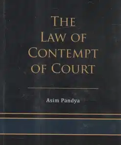 SWP's The law of Contempt of Court by Asim Pandya - Reprint 2023