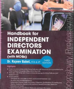 Bloomsbury’s Handbook for Independent Directors Examination with MCQ's by Dr Rajeev Babel