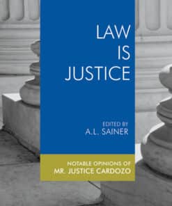 LJP's Law is Justice by Benjamin Cardozo - Indian Reprint Edition 2021