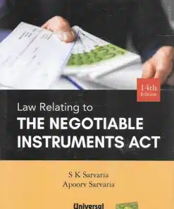 LexisNexis's The Negotiable Instruments Act by S. Krishnamurthi Aiyar - 14th Edition 2022
