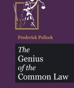 LJP's The Genius of the Common Law by Frederick Pollock - Indian Reprint Edition 2022
