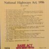 Lexis Nexis’s The National Highway Acts, 1956 (Bare Act) - 2024 Edition