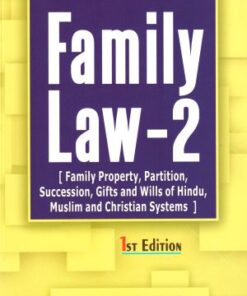 ALH's Family Law 2 by Dr. S.R. Myneni - 1st Edition 2022