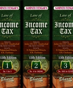 Get Sampath Iyengar's Law of Income Tax, 13th Ed 2022