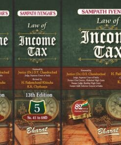 Bharat's Law of Income Tax (Volume 1 to 5) By Sampath Iyengar - 13th Edition 2022
