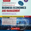 Commercial's Fundamentals of Business Economics and Management by CMA Shruthi Y V for June 2023 Exam