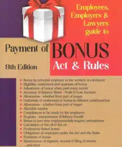 LJP's Payment of Bonus Act and Rules by H.L. Kumar - 8th Edition 2024