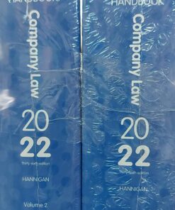 Lexis Nexis’s Butterworths Handbook Company law 2022 by Hannigan - 36th Edition 2023