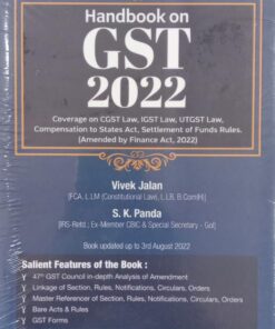 B.C. Publication's Handbook on GST by Vivek Jalan - Edition 2022