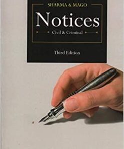 KP's Notices (Civil & Criminal) by K M Sharma - 3rd Edition 2023