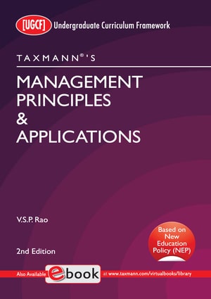 Taxmann's Management Principles & Application | UGCF by V.S.P. Rao - 2nd Edition November 2022