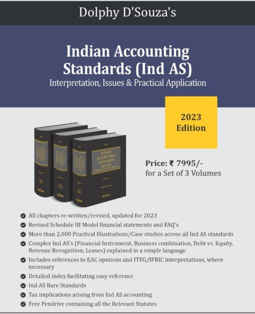 Snow white's Indian Accounting Standards (Ind AS) by Dolphy D’Souza - Edition 2023