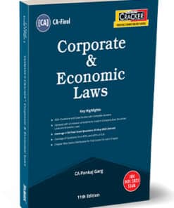 Taxmann's Cracker - Corporate & Economic Laws by Pankaj Garg for Nov 2023 Exams