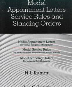 LJP's Model Appointment Letters Service Rules And Standing Orders by H. L. Kumar - 7th Edition 2023
