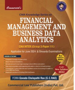 Commercial's Financial Management and Business Data Analytics by CMA G.C. Rao for June 2024 Exam