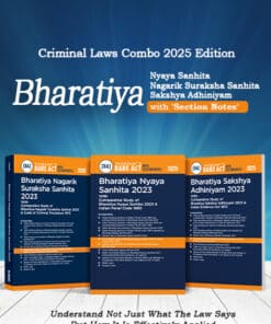 Taxmann's Criminal Laws Combo [Bare Act with Section Notes] – (BNS) | (BNSS) | (BSA) | Set of 3 Books - Edition 2025