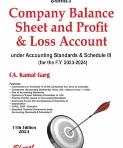 Bharat's Company Balance Sheet and Profit & Loss Account By CA. Kamal Garg
