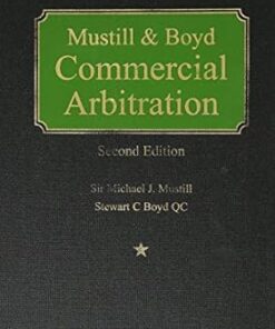 Lexis Nexis's Commercial Arbitration by Mustill and Boyd - 2nd Edition Indian Reprint 2023