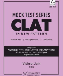 Whitesmann’s Mock Test Series CLAT in New Pattern 2023-2024 by Vishrut Jain - 2nd Edition 2023