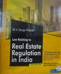 ALH's Law Relating to Real estate Regulation in India by M.V. Durga Prasad