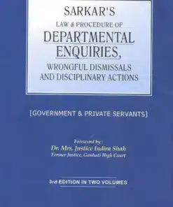 Skyline Pub's Law & Procedure of Departmental Enquirers, Wrongful Dismissals And Disciplinary Actions by Sarkar