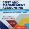 Commercial's Problems and Solutions in Cost & Management Accounting by Parveen Sharma for May 2024