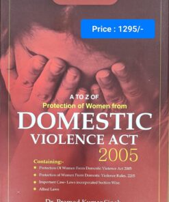 Commercial's A to Z of Protection of Women from Domestic Violence Act 2005 by Dr. Pramod Kumar Singh