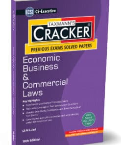 Taxmann's Cracker - Economic Business & Commercial Laws by N.S Zad for June 2024