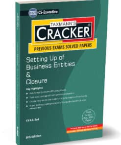 Taxmann's Cracker - Setting up of Business Entities & Closure by N.S Zad for June 2024