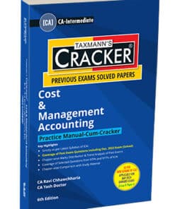 Taxmann's Cracker - Cost & Management Accounting by Ravi Chhawchharia for May 2024 Exams