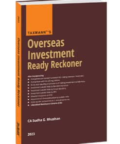 Taxmann's Overseas Investment Ready Reckoner by Sudha G. Bhushan - 1st Edition July 2023