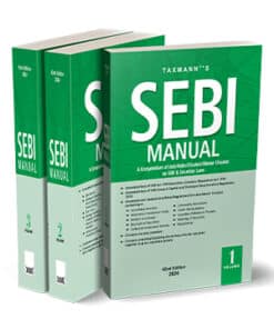 Taxmann's SEBI Manual with Sebi Case Laws Digest by Taxmann - 42nd Edition February 2024