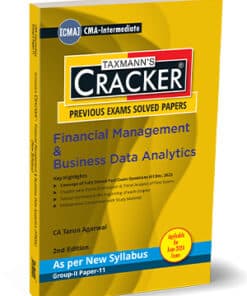 Taxmann's Cracker - Financial Management & Business Data Analytics (FMDA) by Tarun Agarwal for June 2024