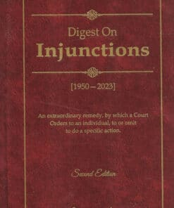 KP's Digest on Injunctions (1950-2023) by Jayanti Sahay Gaur - 2nd Edition 2024
