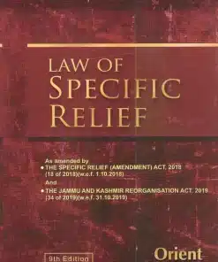 Orient's Law of Specific Relief by G.C.V. Subba Rao - 9th Edition 2023