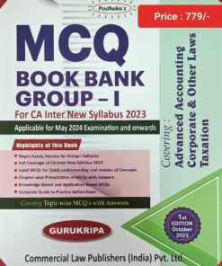 MCQ Book Bank for CA Inter Group I by G Sekar: New Syllabus for May 2024 Exam