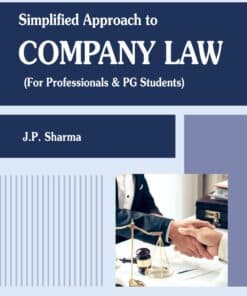 Bharat's Simplified Approach to Company Law by J.P. Sharma - 1st Edition 2023