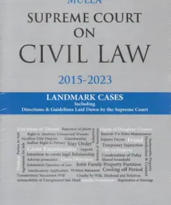 Vinod Publication's Supreme Court on Civil Law 2015-2023 by Mulla - Edition 2023