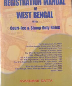 BNT's Registration Manual of West Bengal by Asis kumar Dutta