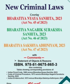 Bharat’s New Criminal Laws - 1st Edition 2024