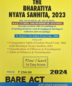Commercial's Bharatiya Nyaya Sanhita, 2023 (Bare Act) - Edition 2024