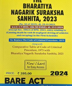 Commercial's Bharatiya Nagarik Suraksha Sanhita, 2023 (Bare Act) - Edition 2024