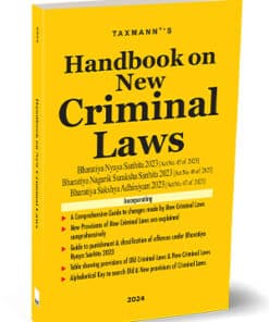 Taxmann's Handbook on New Criminal Laws - 1st Edition January 2024
