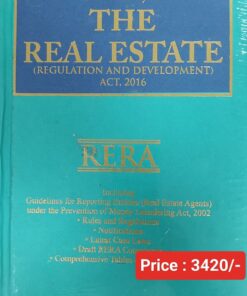 Vinod Publication's Real Estate (Regulation and Development) Act, 2016 by Justice M L Singhal